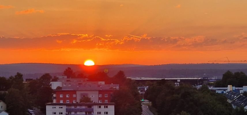 Sonnenuntergang Balkon