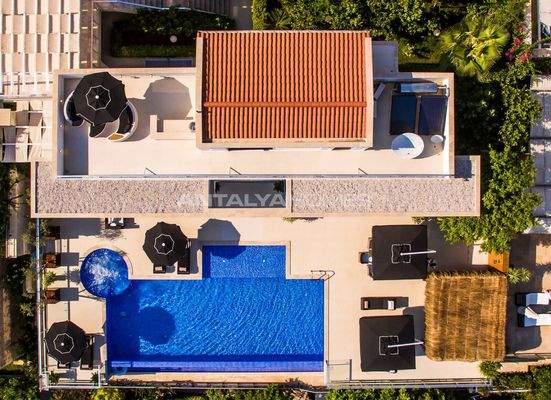 Sea and Mountain-View Villa with Private Pool in Kalkan Kaş