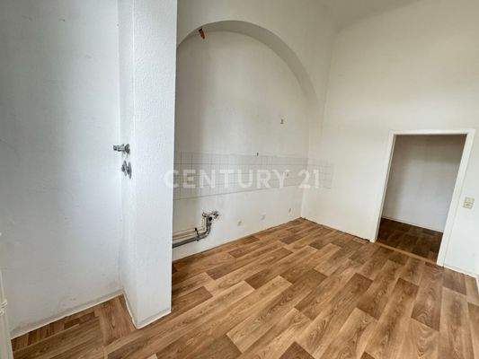 Küche mit Nische für Waschmaschine