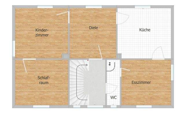 Grundriss Obergeschoss 