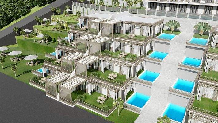 Villas with Private Pool and Garden in Alanya Turkey