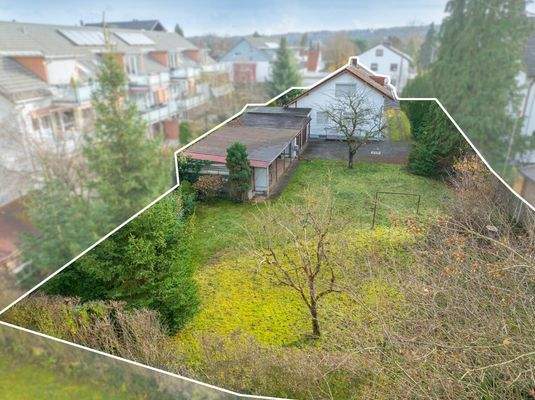 Drohnenaufnahme Grundstück