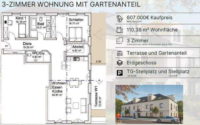 Grundriss und Infos