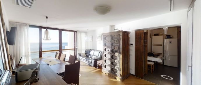 Zugang zum Wohnzimmer es Schlafzimmer