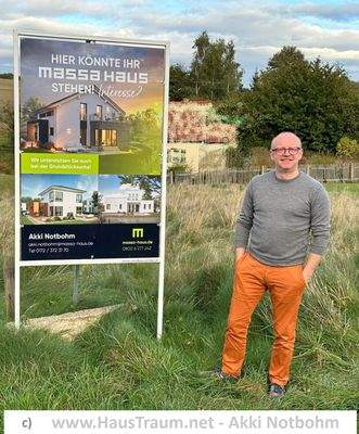 Bauen Sie Ihr Massa-Traumhaus. Ich bin für Sie da.