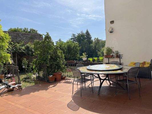 historisches Haus in Cividale del Friuli mit Garten und Panoramablick