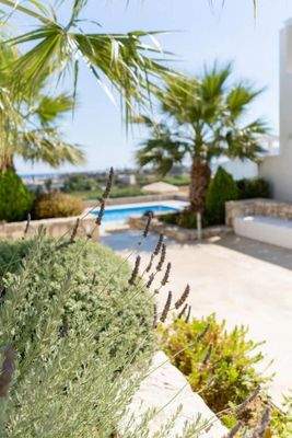 Kreta, Asprouliani: Schönes Haus in toller Anlage mit Meerblick zu verkaufen