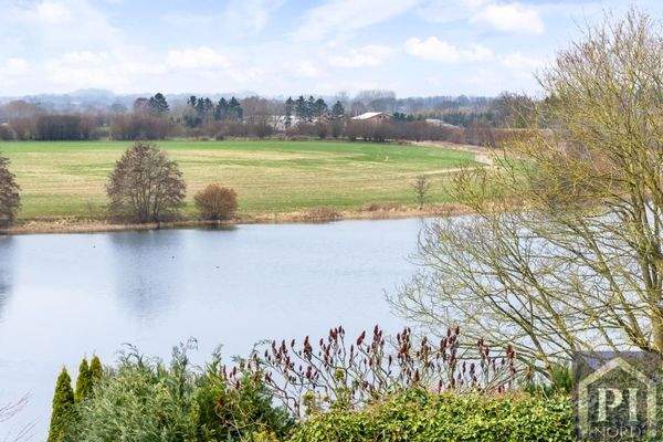 Blick auf das idyllische Umland