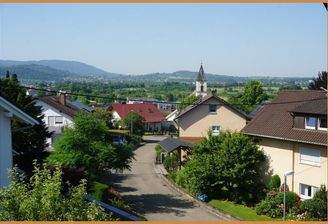 Blick vom Balkon