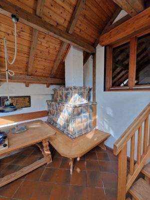 gemütliche Sitzecke zwischen Studio und Wintergarten