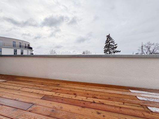 Penthouse-Terrasse mit Aussicht