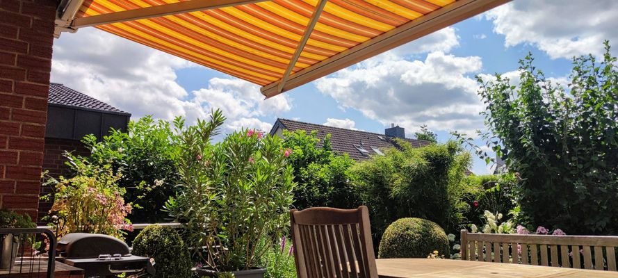 Sommer auf Terrasse
