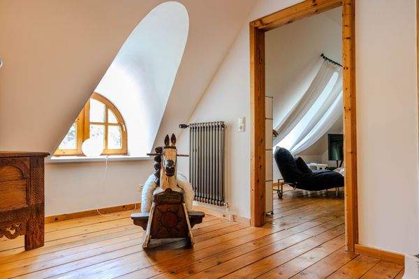 Helle Dachzimmeransicht