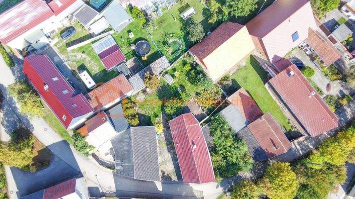 Luftbild Wohnhaus & Garten