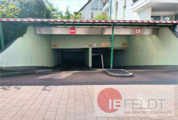 Zufahrt zur Tiefgarage
