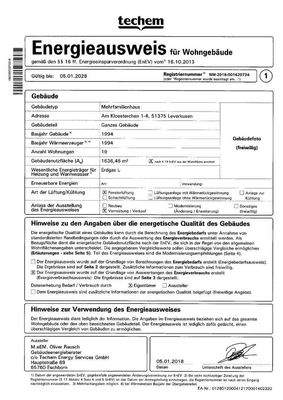 Energieausweis 1