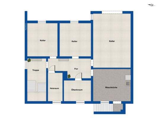 Grundriss Kellergeschoss