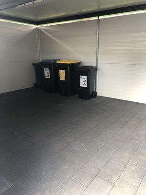 Müll- und Fahrradgartenhaus