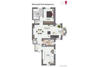 Grundriss Wohnung 02