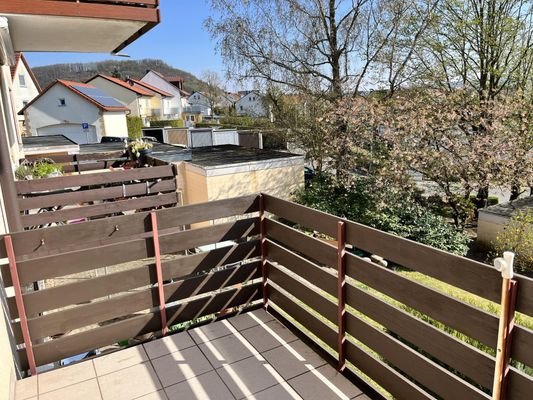 Balkon in sonnenverwöhnter Lage und schönem Ausblick