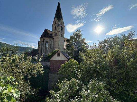 Blick aus dem Wohnzimmer