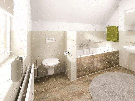 Innenansicht-Flair Badezimmer