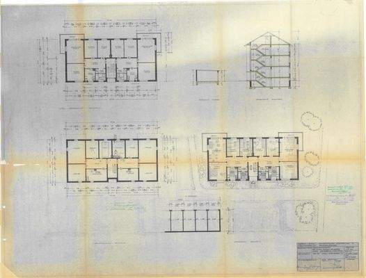 Az. 141-62 Grundrisse _ Schnitt