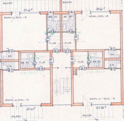 Grundriss Appartements