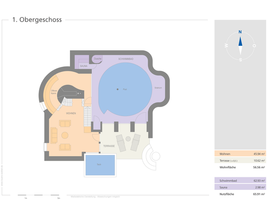 Grundriss Obergeschoss 1