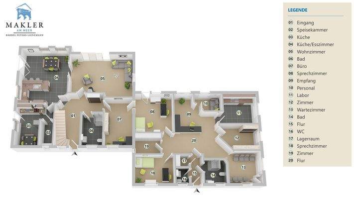 Grundriss Erdegeschoss