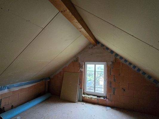 Dachstuhl Abstellfläche