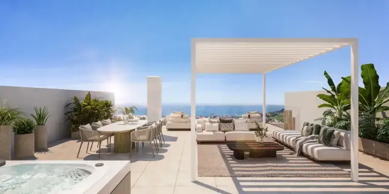 Terrasse mit Meerblick