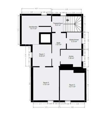 Grundriss Skizze 2.OG