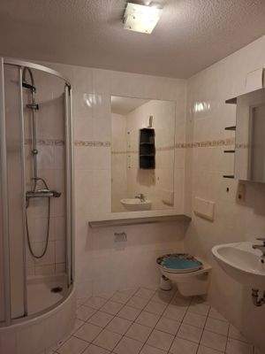 Bad auf Ebene Wohnzimmer