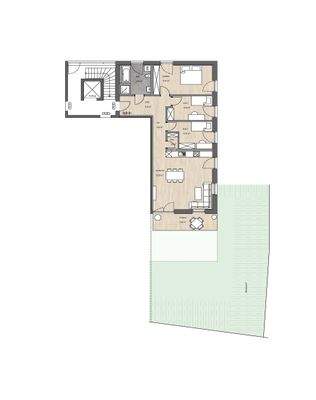 Grundriss Wohnung Nr. 6