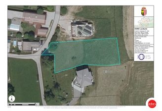 Luftbild mit Kataster (Land OÖ.)