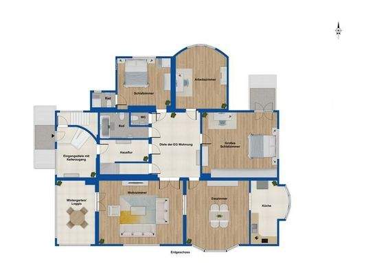 Grundriss Erdgeschoss