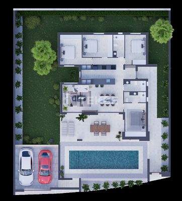 Finestrat Villas in Secure Estate Between Mountain and Sea