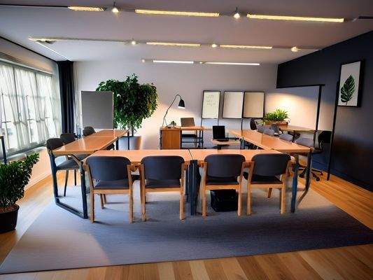 Einrichtungsbeispiel – KI-generierte Darstellung