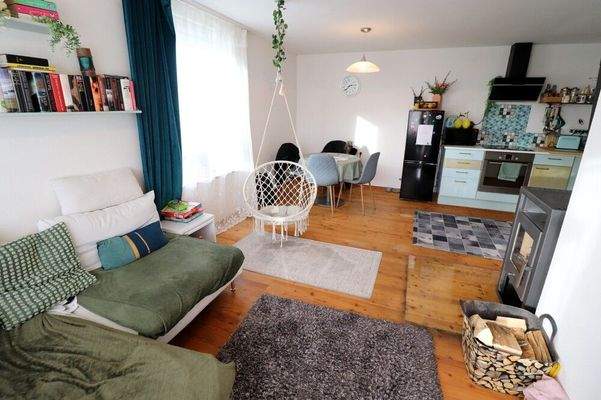 Wohn-, bzw. Esszimmer OG 