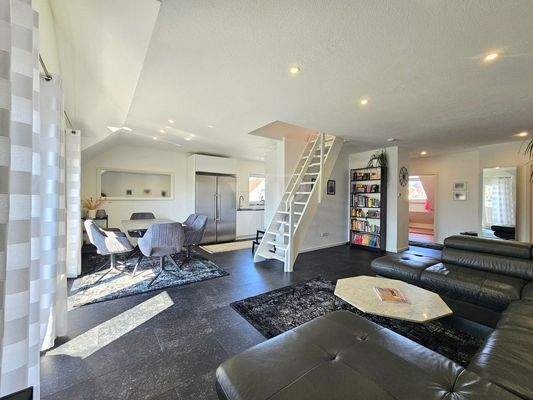 Offene Übergänge im Wohn- Essbereich