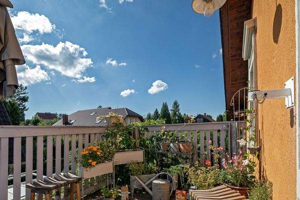 Ausblick vom Balkon OG