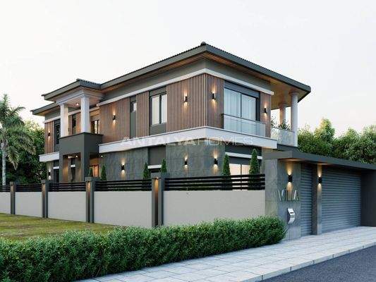 Detached House with Magnificent Mountain View in Antalya Döşemealtı