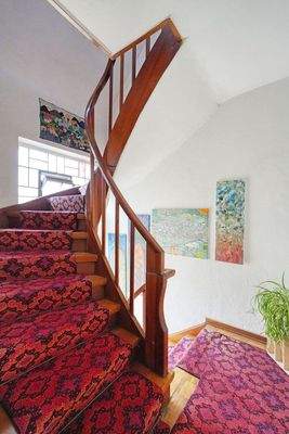 Treppe zum Dachgeschoss