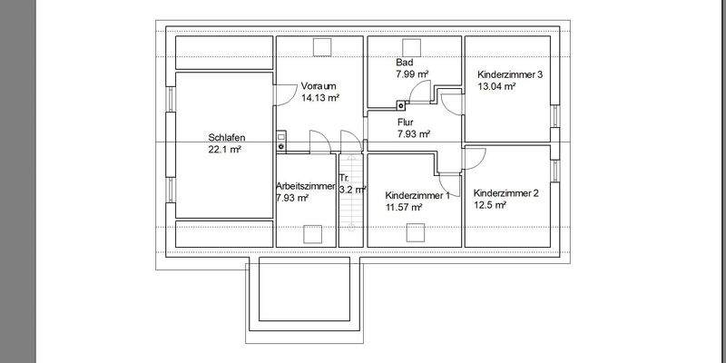 Grundriss Dachgeschoß