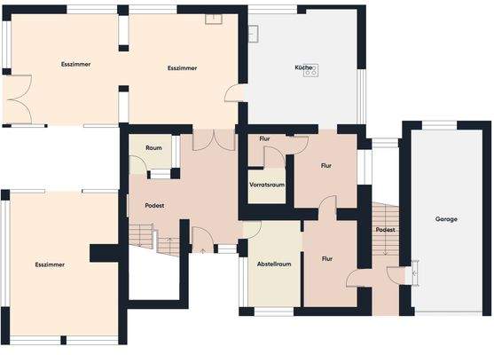 Grundriss ohne Maßstab / Erdgeschoss