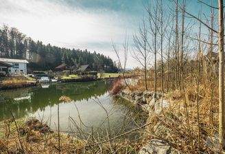 Nur ein paar Schritte an die Fischach