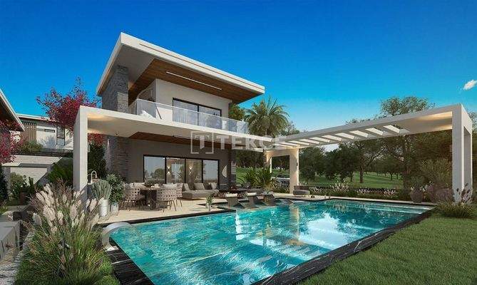 New Villas with Pools Surrounded by Nature in Kuşadası