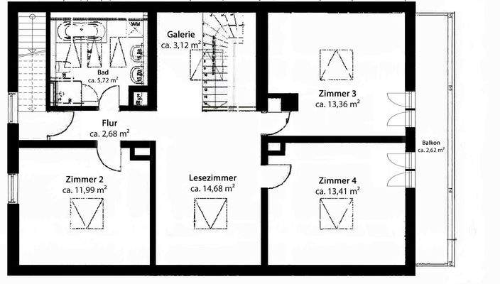 Grundriss Dachgeschoss