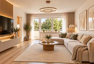 Wohnzimmer - Staged